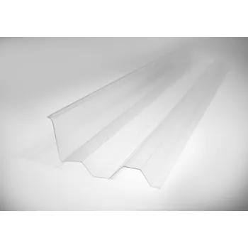 Průsvitná krytina Palram Napojení na stěnu boční (trapéz) 76 x 18