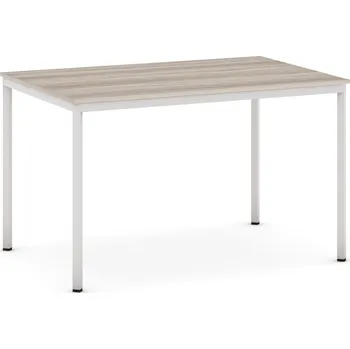 Jídelní stůl B2B Partner Jídelní stůl, 120x80 cm, šedá podnož, dub přírodní