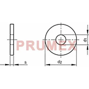 podložka Podložka karosářská 12,5x35x1,5 nerez A2