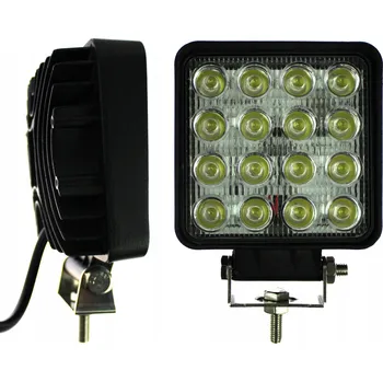 Přídavný světlomet PRACOVNÍ SVĚTLO 16 LED 48W CE 12-24V SILNÉ ROZPTÝLENÉ SVĚTLO, ODOLNÉ PROVEDENÍ