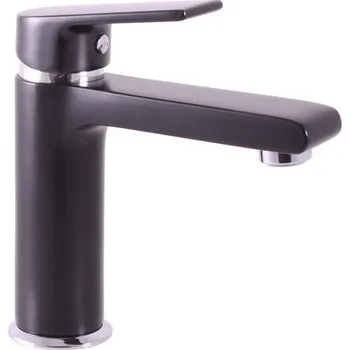 Vodovodní baterie VÝSTAVNÍ KUS- SLEZÁK COLORADO Baterie um.stojánková černá matná/chrom CO128.0CMATC++