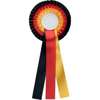 Kokarda třířadá černá/červená/žlutá