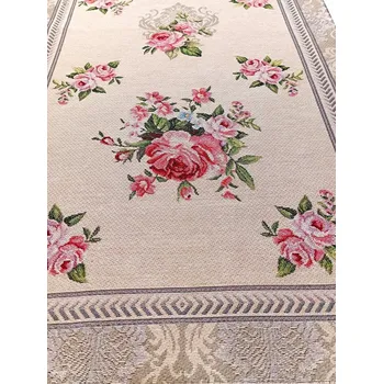 ubrus UBRUS BĚHOUN GOBELÍNOVÝ OZDOBNÝ DEKORAČNÍ 45x110 RŮŽE BAREVNÝ