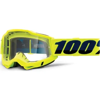 Motocyklové brýle Bike brýle 100% Accuri 2 fluo/yellow | clear 2025 - Odesíláme do 24 hodin