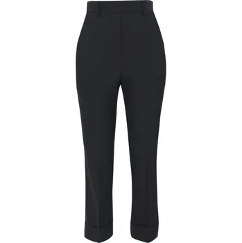 Dámské kalhoty KALHOTY DKNY REGULAR PANTS BLACK
