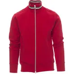 Payperwear Pánská mikina Nazionale s kontrastním zipem Barva: Červená - bílá - zelená, Velikost: XXS