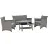 Zahradní sestava BestBerg Cordova BBRF-1008G šedá