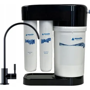 vodní filtr Filtr na vodu AquaSmart reverzní osmóza černý + výrobník sody Aquaphor DÁREK