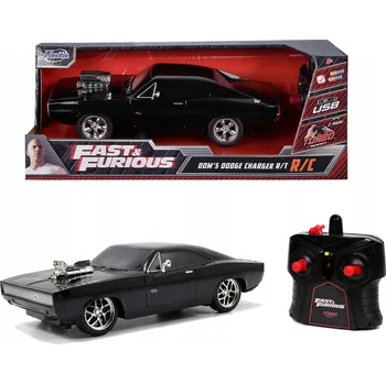 autíčko Závodní auto Jada Toys Fast & Furious Dodge Charger R/C černé