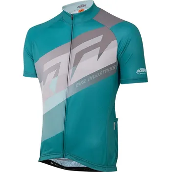 cyklistický dres Dres KTM ZÁVODNÍ DRES FACTORY LINE III KRÁTKÝ RUKÁV, GALAXY/STŘÍBRNÁ/ŠEDÁ M