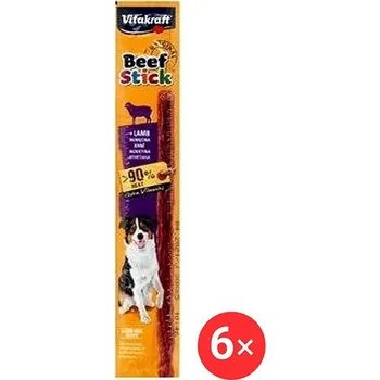 Pamlsek pro psa Vitakraft Dog pochoutka Beef Stick salami Lamb 6 × 1 ks