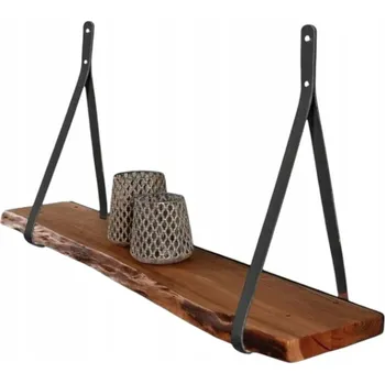 police KOŽENÉ DRŽÁKY POLIC PRO ZÁVĚSNÉ POLICE, VELMI ODOLNÉ, 100% KŮŽE