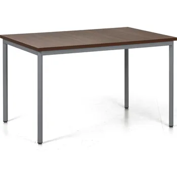 Jídelní stůl B2B Partner Jídelní stůl TRIVIA, 120x80 cm, tmavě šedá podnož, ořech