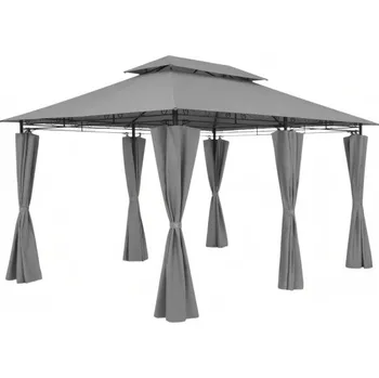 Zahradní altán Zahradní altán pavilon TOPAS 220g/m 4x3m světle šedý