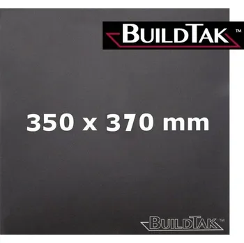 Příslušenství k 3D tiskárně BUILDTAK Povlak na tiskovou podložku Original 3D Printing Surface - Black 350 x 370 mm BT350X370