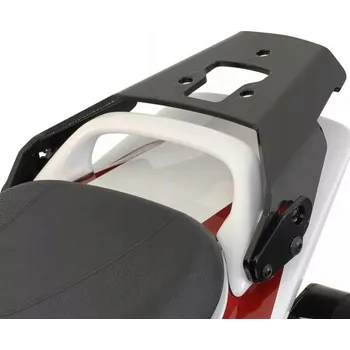 Zavazadlo na motocykl Nosič ALU-RACK černý pro montáž plotny horního kufru