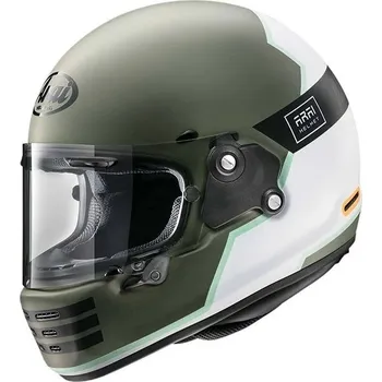 Helma na motorku Arai Arai CONCEPT-XE Overland Olive Khaki (matná) retro helma vel.S S