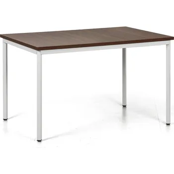 Jídelní stůl B2B Partner Jídelní stůl TRIVIA, 120x80 cm, šedá podnož, ořech