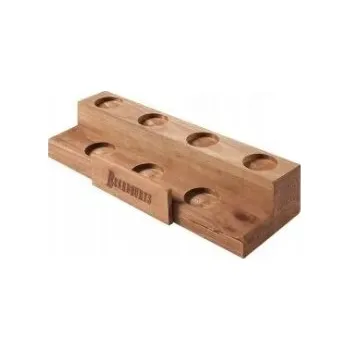 Stojan na víno CAROBELS BEARDBURYS DŘEVĚNÝ STOJAN NA BAR, EKSPOZYTOR