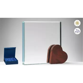 Skleněná plaketa v dárkové krabičce 68433