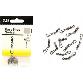 Obratlík s karabinkou Daiwa Easy Snap Swivel