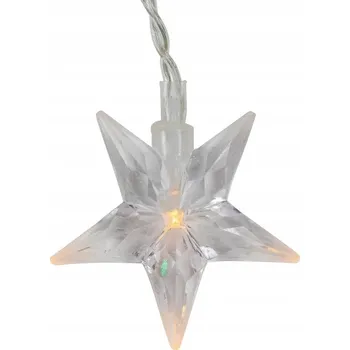 Vánoční dekorace Vánoční LED závěs ACA Lightning Stars, 3x3 m, teplá bílá, IP44, 100 LED diod