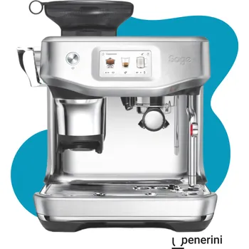 Příprava kávy Sage The Barista Touch Impress SES881BSS – kávovar + káva zdarma