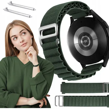 Řemínek na hodinky Řemínek ChronSmarta pro Garmin 20mm, zelený