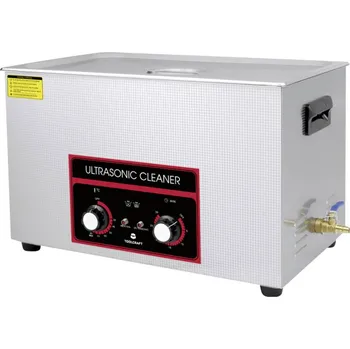 Ultrazvuková čistička TOOLCRAFT USC-3000 ultrazvuková čistička, Kancelářské potřeby, Šperky, do dílny, 600 W, 30 l, s ohřevem, S čisticím koše