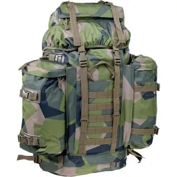 turistický batoh Batoh BW MOUNTAIN 80L švédské maskování M90