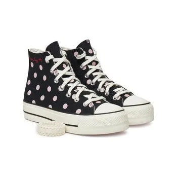 Dámské tenisky Converse Plátěnky Chuck Taylor All Star Lift Platform Polka Dots A10688C Černá 41