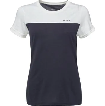 Dámská móda Dámské merino triko Devold CLASSIC LINEAR XL Černá, Bílá