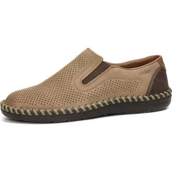 Pánské polobotky Rieker pánské komfortní polobotky - hnědé