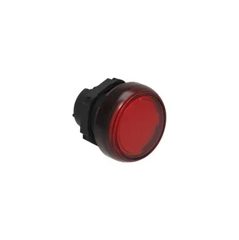 Stykač LOVATO Hlavice LPL4 plastová prosvětlená rudá LPL4