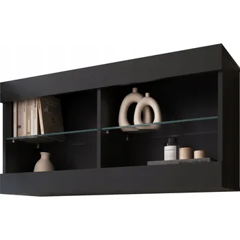 Knihovna Komodee Tivoli Závěsná Vitrína Horizontální Černá