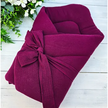 Zavinovačka Kulišárny Mušelínová zavinovačka pro miminko WINE