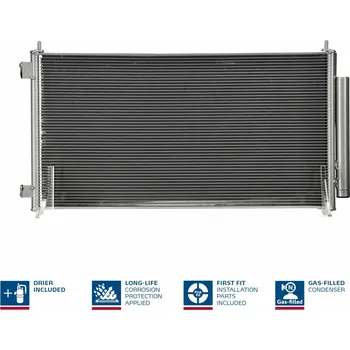 Výparník klimatizace Kondenzátor, klimatizace NISSENS 940140