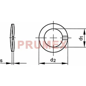 Matice Podložka pružná prohnutá DIN 128A M14 / 14,2 pozink