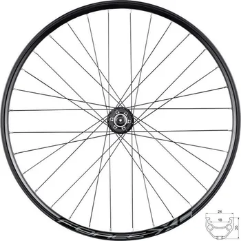 Zapletené kolo FORCE - Zadní kolo 27,5" XC DISC 584x19 F804343-6d 32d