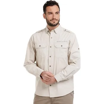 Pánská košile Bushman košile Sibut beige XXL
