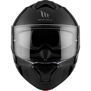 Helma na motorku Přilba MT GENESIS SV Solid A1 černá lesklá M (57-58)