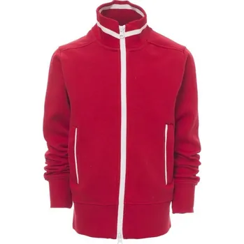 Chlapecké oblečení Payperwear Dětská mikina Junior+ s kontrastním zipem Barva: červená - bílá, Velikost: 7-8 let