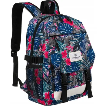 Školní batoh jednokomorový Peterson, vícebarevný, 25 l