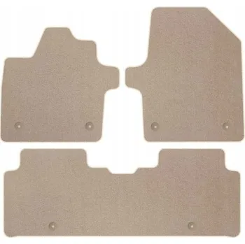 autokoberec Koberce Edecor velurové 3 ks