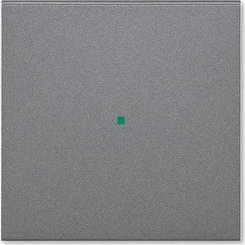 vypínač a zásuvka Kryt 1násobný, bez potisku ABB Levit M 6220H-A01000 69 ocelová