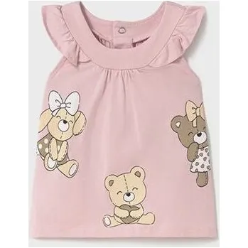 Kojenecké šaty kojenecké šatičky s roztomilými obrázky Mayoral 1852-30 velikost 68