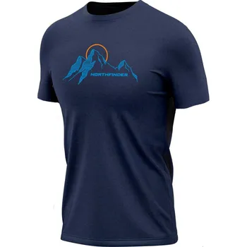 Pánské tričko Northfinder Pánské outdoorové merino triko SUSTENHORN1, modrá, M