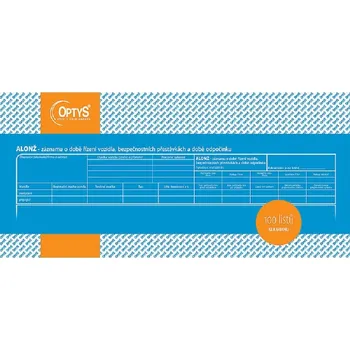 Tiskopis Kniha jízd OPTY 100 listů