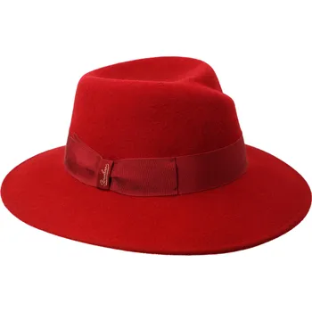 Šála Borsalino Dámský červený klobouk Romy Velikost: 55 cm (S) Červená