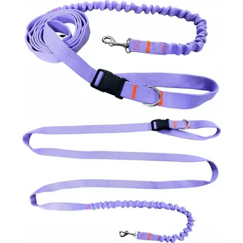 Vodítko pro psa Vodítko pro psa s amortizérem 280 cm VŘES Nastavitelné Sportovní Bederní pás